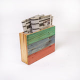 Arc Floor Solid Wood Book Newspaper Storage Organizer - waseeh.com