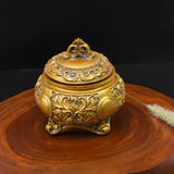 Antique Golden Storage Box - waseeh.com