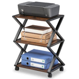 Caster Rolling Home Office Side Table Trolley - waseeh.com