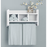 Davida Bathroom Floating Organizer Towel Shelve - waseeh.com