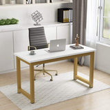 Lavey Gold Home Office Writing Organizer Desk Table