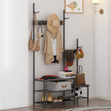 Progeny Tree Coat Shoe Bench Entryway Sturdy Organizer Storage Shelve Rack - waseeh.com