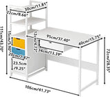 AAAZ Home Office Workstation Writing Organizer Desk Table - waseeh.com