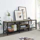 Ultra Wide Multipurpose LED Lounge Living Room Console Table - waseeh.com