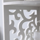 Glossy Pattern Bathroom Rack