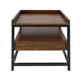 Mocha Lounge Living Bedroom End Side Drawer Table