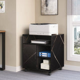Fortune Rolling Wheel Cabinet Side Table Home Office Trolley - waseeh.com