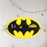 The Flaxen Batman DC Kids Bedroom Floating Shelve Decor - waseeh.com