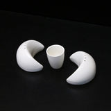 Salt pepper & Sauce Set "Half Moon Style" - waseeh.com