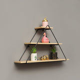 Chengxin Triangle Floating Wall Metal Organizer Shelve Decor - Special
