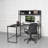 Costway Hutch Home Office Workstation Writing Organizer Desk Table