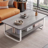 Luxury Tea Table Simple Living Room Nordic Double Layered Modern Furniture