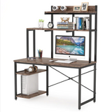 Vicinity Vintage Computer Workstation Home Office Desk Table - waseeh.com